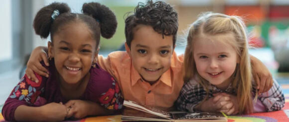 Stock photo showing targeted student demographic diversity.